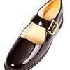 Challis Ladies Shoe in Patent Burgandy Leather 